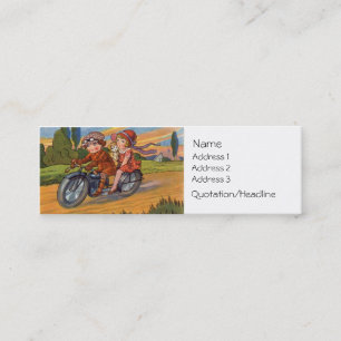 Carte de visite de motocyclisme