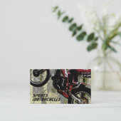 Carte de visite de motos de sports (Debout devant)