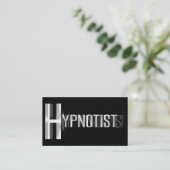 Carte de visite de mots flous Hypnotist (Debout devant)
