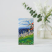 Carte de visite de moulin à vent (Debout devant)