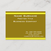 Carte de visite de moutarde (Devant)