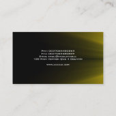 carte de visite de mouvement (Dos)