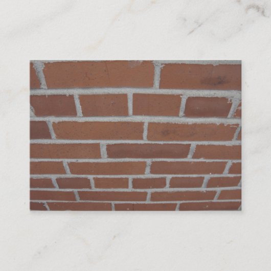 Carte de visite de mur de briques (Devant)