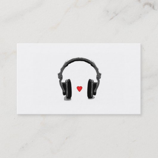 Carte de visite de Music Store (Devant)