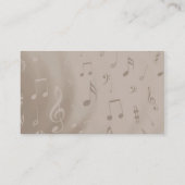 Carte de visite de musicien (Dos)