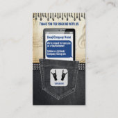 Carte de visite de musiciens de rock et de rouleau (Devant)