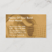 Carte de visite de musique (Devant)