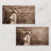 carte de visite de musique angel (Devant / Derrière)