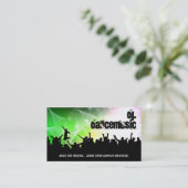 carte de visite de musique de danse (Debout devant)