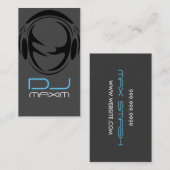 Carte de visite de musique DJ cool (Devant / Derrière)