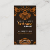 Carte de visite de musique Retro Electro (Devant)