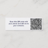 Carte de visite de Muskie (Dos)