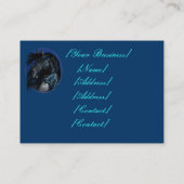 Carte de visite de mustang (Dos)