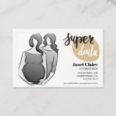 carte de visite de naissance doula (Devant)