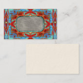 carte de visite de natif américain (Devant / Derrière)