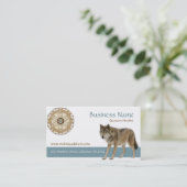 Carte de visite de Natif américain de wWolf de (Debout devant)