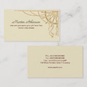 carte de visite de navigation (Devant / Derrière)