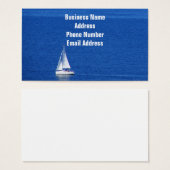 Carte de visite de navigation océanique (Devant & derrière)