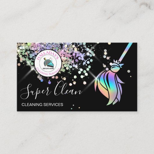 Carte de visite de nettoyage (Devant)