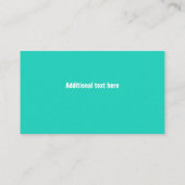 Carte de visite de nettoyage de maison domestique  (Dos)