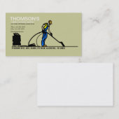 Carte de visite de nettoyage de tapis (Devant / Derrière)