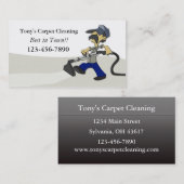 Carte de visite de nettoyage de tapis (Devant / Derrière)