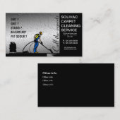 Carte de visite de nettoyage de tapis de décapant (Devant / Derrière)