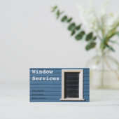 Carte de visite de nettoyage de vitres (Debout devant)