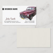 Carte de visite de nettoyage et de détail automati (Devant / Derrière)