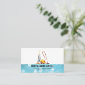 Carte de visite de nettoyage industriel (Debout devant)