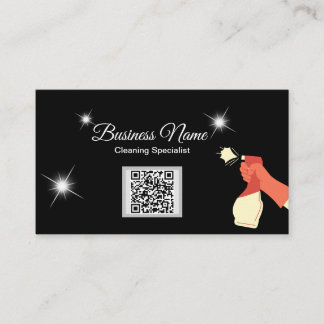 Carte de visite de nettoyage Personnalisez votre c