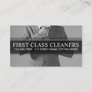 Carte de visite de nettoyeurs Modern Dry Cleaning