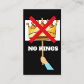 Carte de visite de No Kings (Devant)