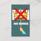 Carte de visite de No Kings (Devant)