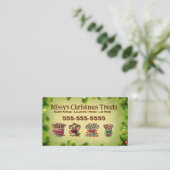 Carte de visite de Noël (Debout devant)