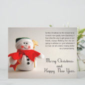 Carte de visite de Noël (Debout devant)