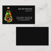 Carte de visite de Noël (Devant / Derrière)