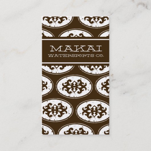 CARTE DE VISITE DE NOIX DE COCO DE 311 MAKAI (Devant)