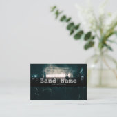 Carte de visite de nom de bande simple (Debout devant)