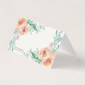 Carte de visite de nom de table plié (Dos)