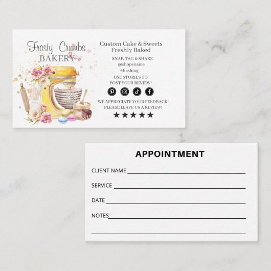 Carte de visite DE NOMINATION carte de visite. (Devant / Derrière)