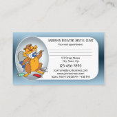 Carte de visite de nomination pour un dentiste péd (Dos)