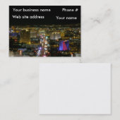 Carte de visite de nord de bande de Las Vegas (Devant / Derrière)