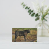 Carte de visite de norme de ferme de Taureau ou de (Debout devant)
