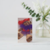 CARTE DE VISITE DE NOUNOURS DE RED HAT (Debout devant)