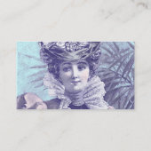 Carte de visite de Nouveau d'art élégant d'époque (Dos)