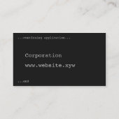 Carte de visite de nouveauté de style de DOS (Dos)