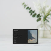 Carte de visite de nuage d'hippopotame (Debout devant)