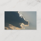 Carte de visite de nuage d'hippopotame (Dos)