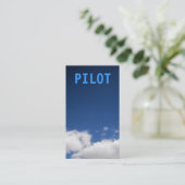 Carte de visite de nuages pilotes (Debout devant)